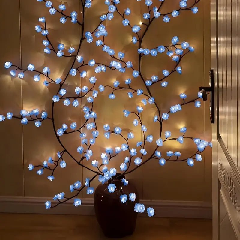 MEMORIES INSITE® BRANCH LIGHT CHERRY BLOSSOM TREE BRANCH LIGHTING - Memories InsiteBLUE CHERRY BLOSSOM TREE BRANCH LIGHT 6 FEET X 2 PCS